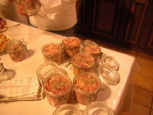 mise en pot avant strilisation