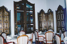 l'intérieur d'un restaurant de Damas